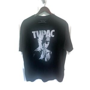 2PAC Men’s Graphic T- Shirt Black Size XL